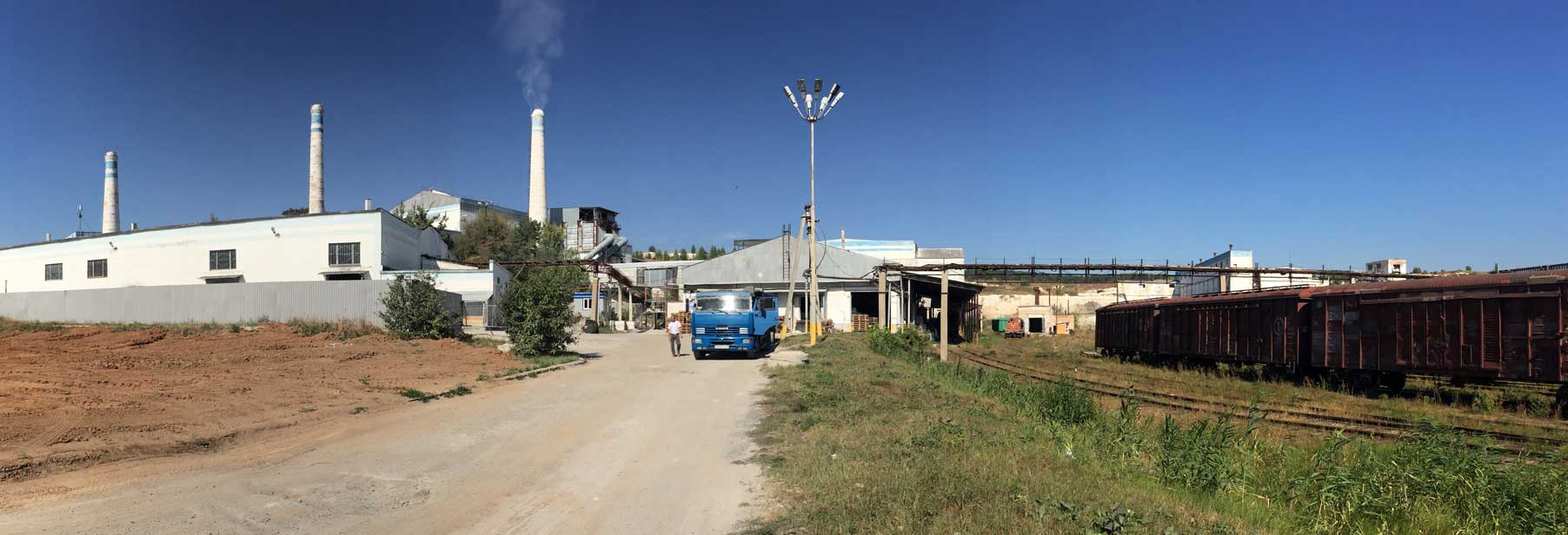Завод по производству мела